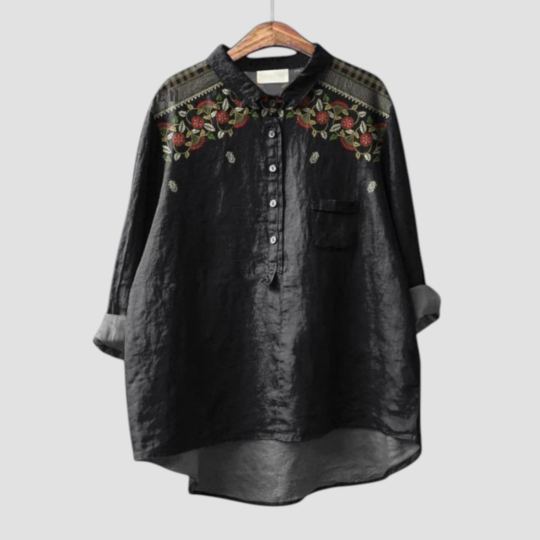 Elizabeth - Black & Blooming – Soft Sophistication