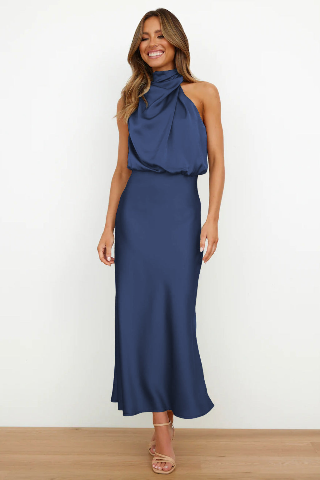 Tabitha - Halter Neck Long Dress