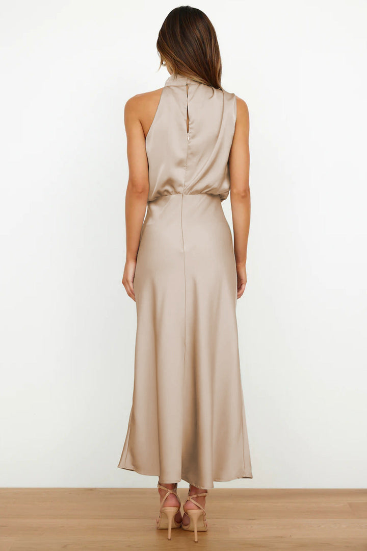 Tabitha - Halter Neck Long Dress