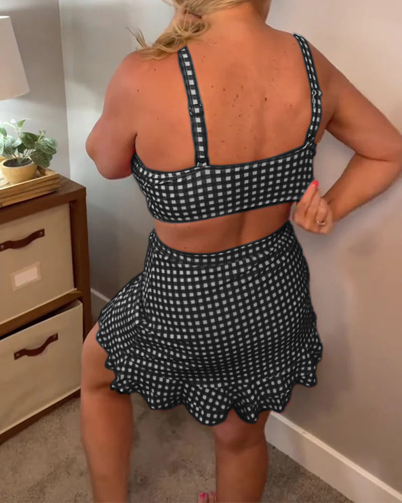Joanna - Relaxed Check Set