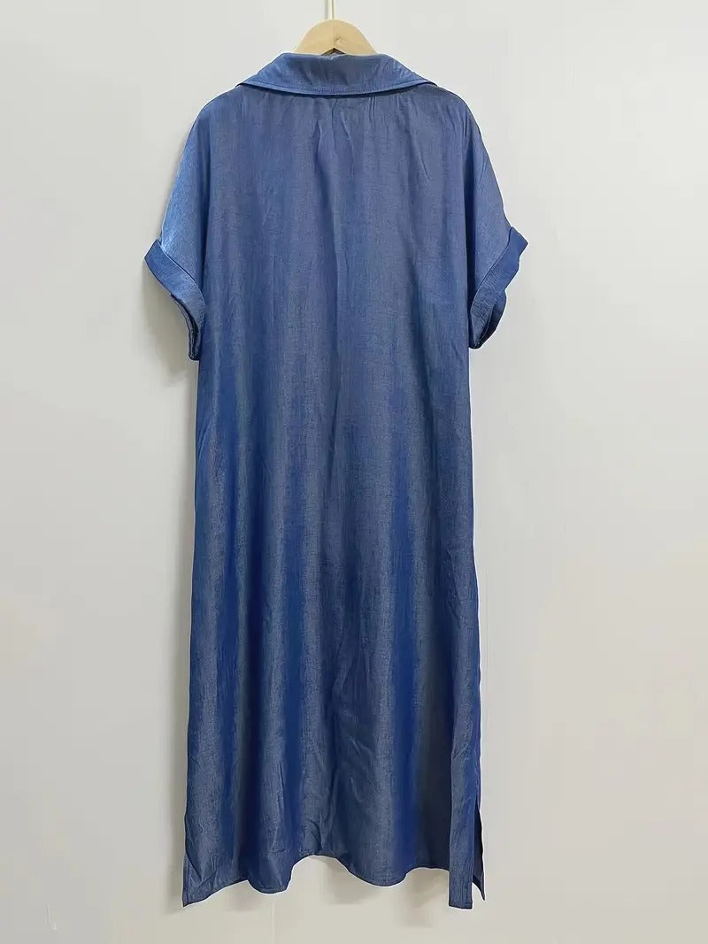 Beatrice - Pocketed Shirt Dress