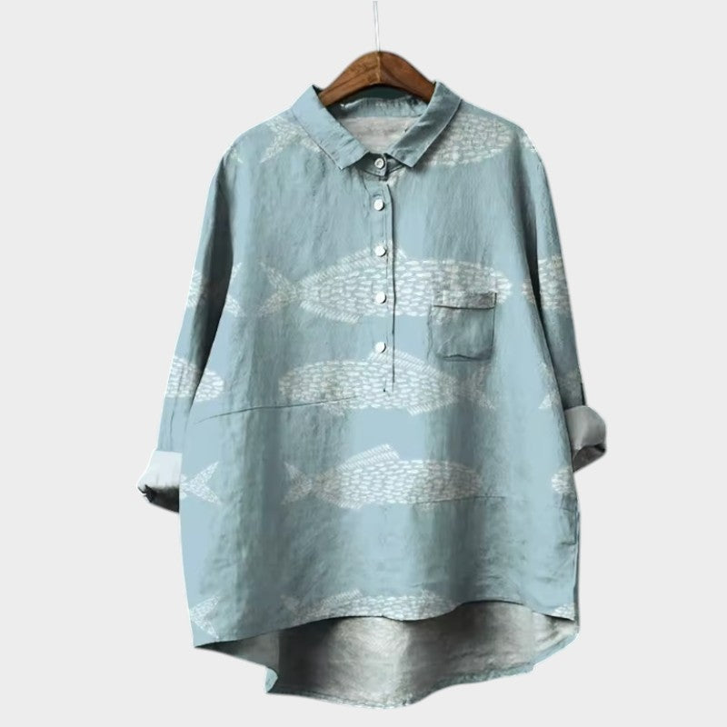 Zara - Breezy Floral Blouse