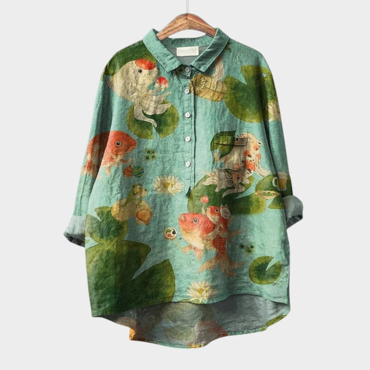 Zara - Breezy Floral Blouse