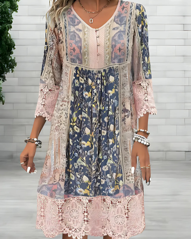 Vera - Elegant Bohemian Maxi Dress (Limited Stock Available)