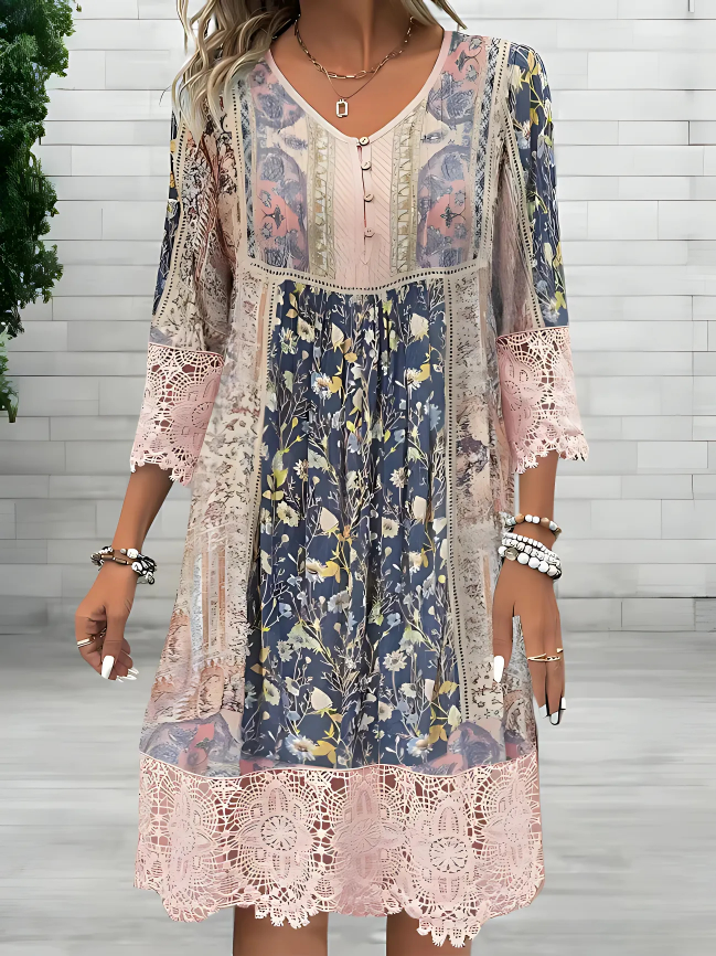 Vera - Elegant Bohemian Maxi Dress (Limited Stock Available)