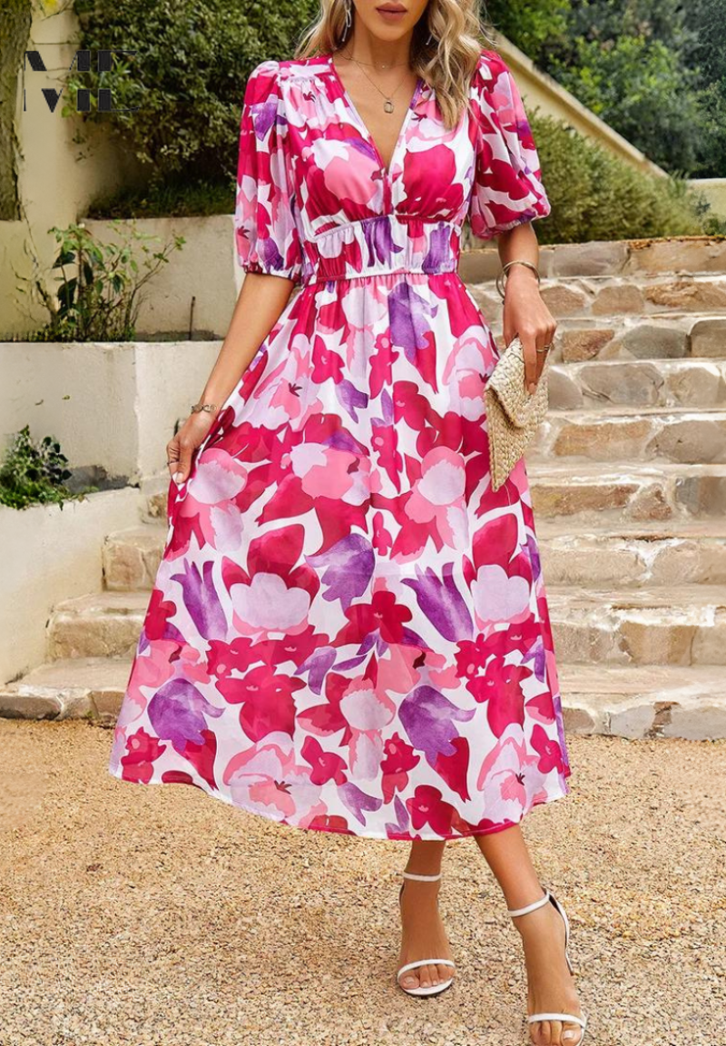 Bonnie - Elegant Timeless Midi Dress (Limited Stock Available)