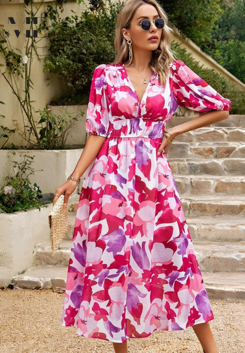Bonnie - Elegant Timeless Midi Dress (Limited Stock Available)
