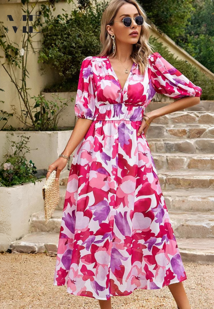 Bonnie - Elegant Timeless Midi Dress (Limited Stock Available)