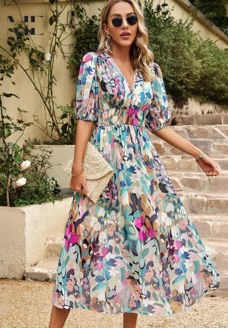 Bonnie - Elegant Timeless Midi Dress (Limited Stock Available)