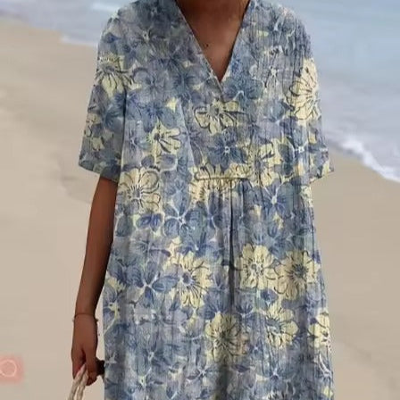 Catherine – Elegant Floral Dress