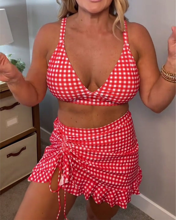 Joanna - Relaxed Check Set