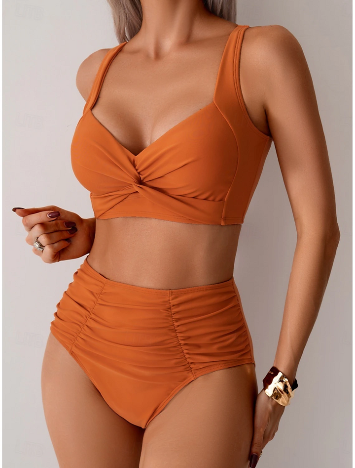 Rosemary - Ruched Fabric Bikini