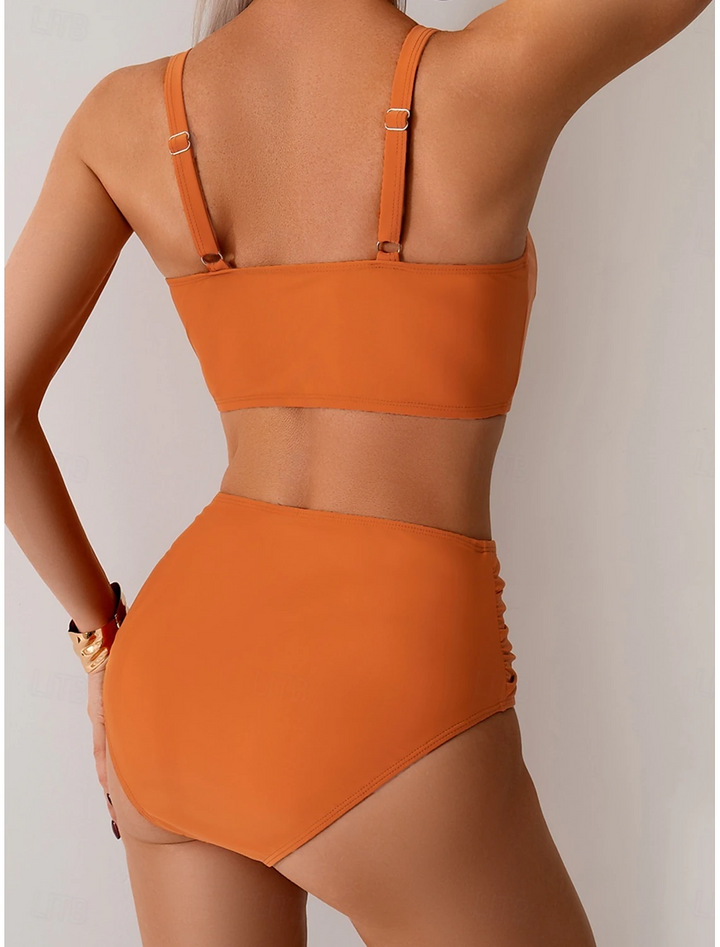 Rosemary - Ruched Fabric Bikini