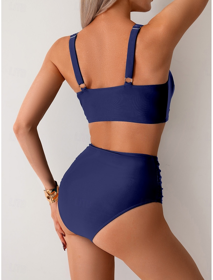 Rosemary - Ruched Fabric Bikini