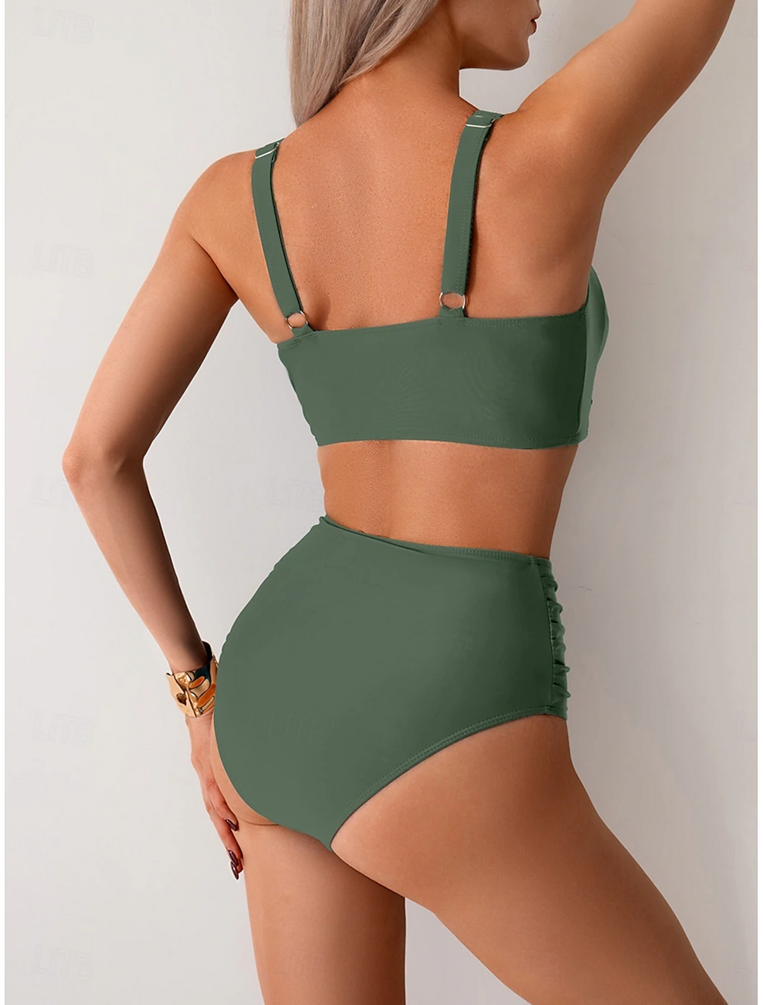 Rosemary - Ruched Fabric Bikini