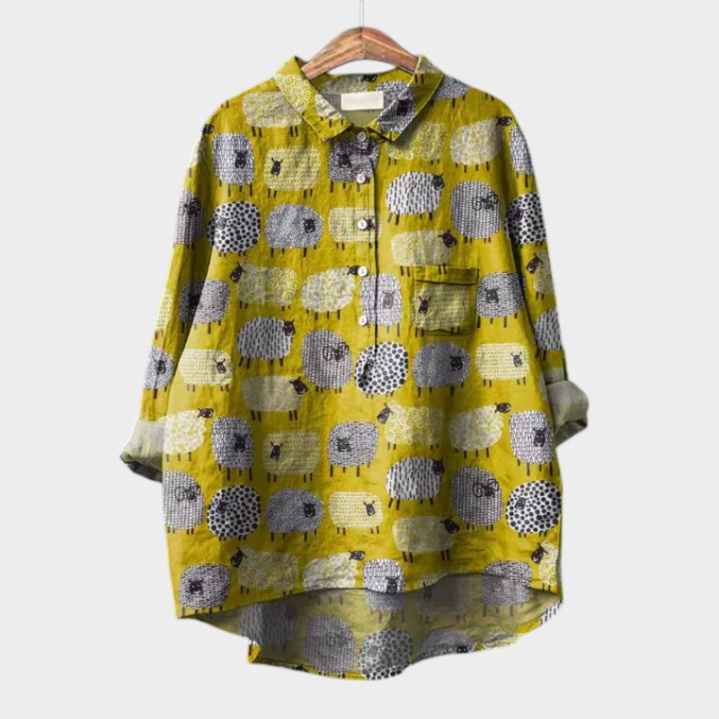 Zara - Breezy Floral Blouse