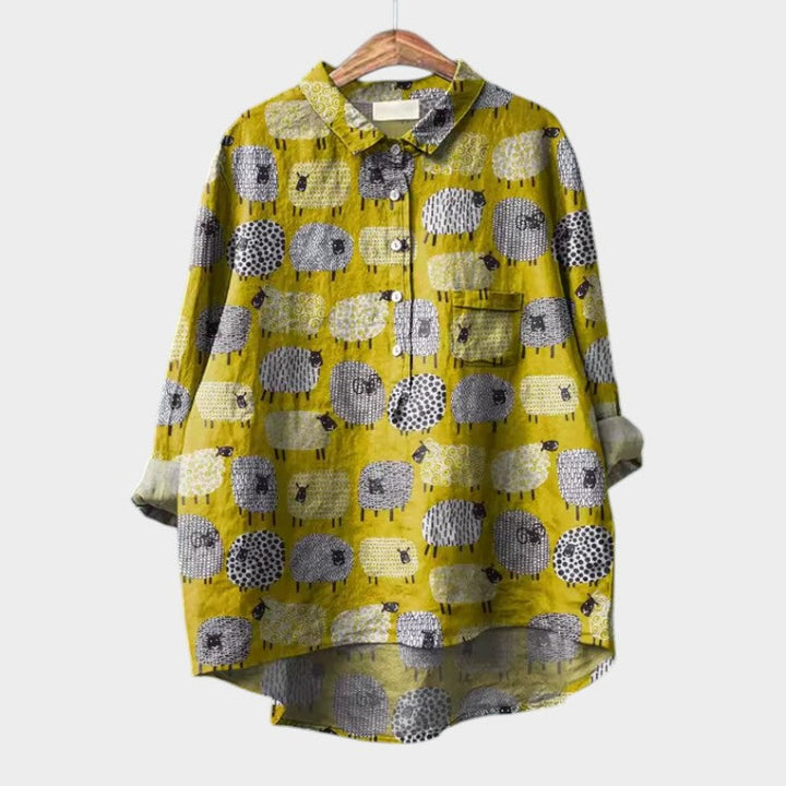 Zara - Breezy Floral Blouse