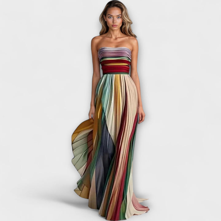 Sybil - Colorful Sleeveless Dress