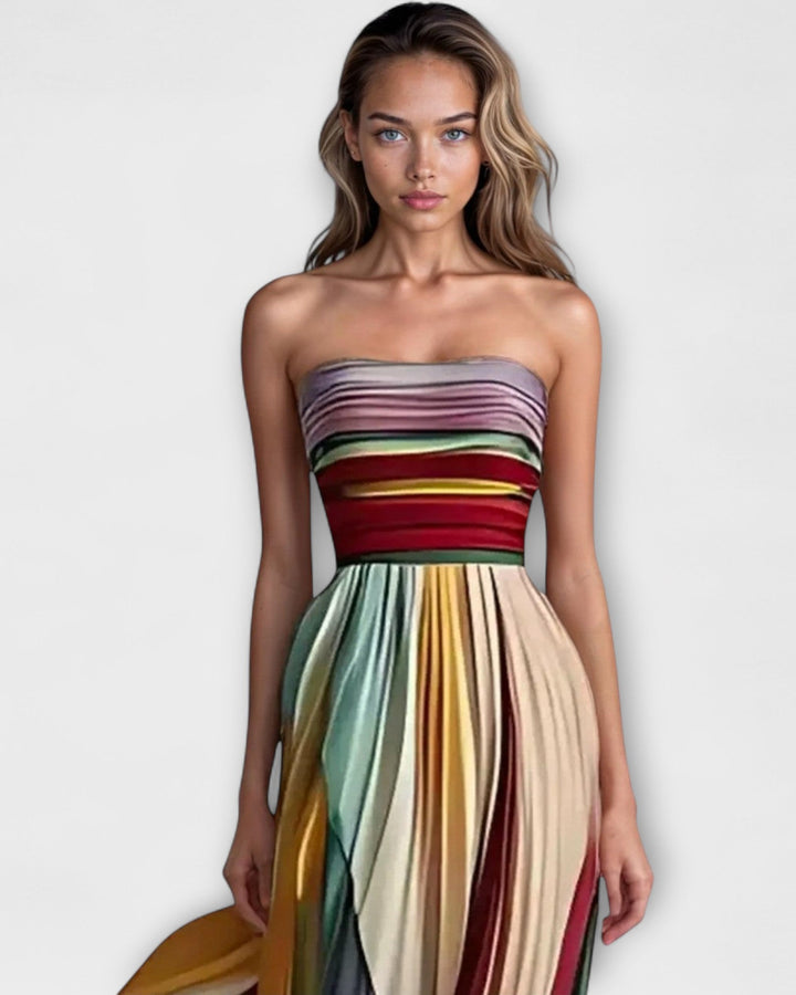 Sybil - Colorful Sleeveless Dress